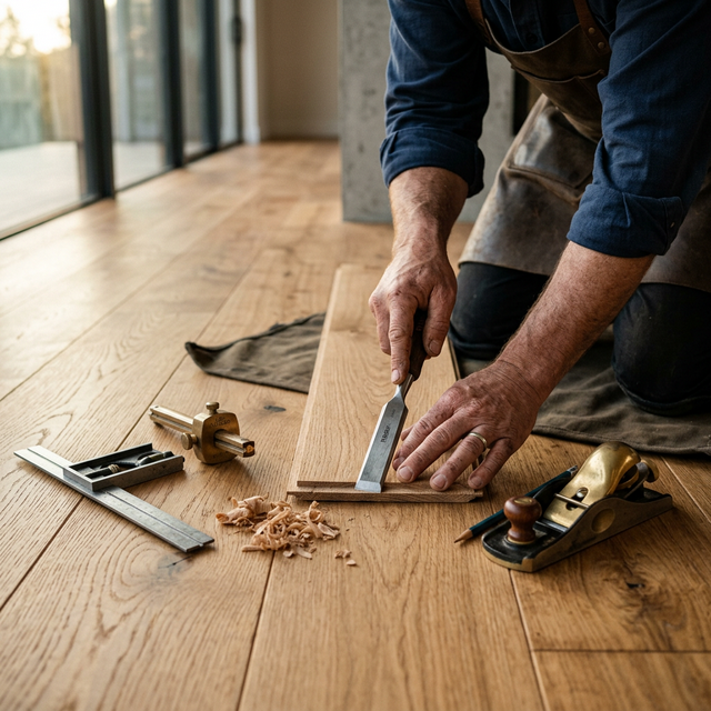 Mooie vloer in woning, CCvloeren vakmanschap
